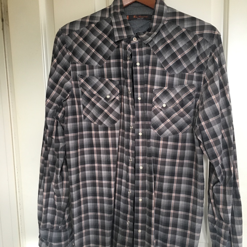 Ben Sherman Designer Dress Shirt XL, Like New